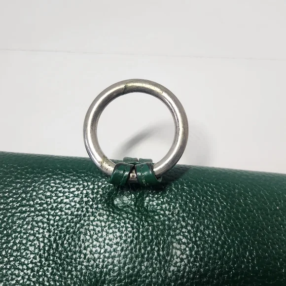 Bcbgmaxazria Large Green Leather Wallet - Picture 14 of 16